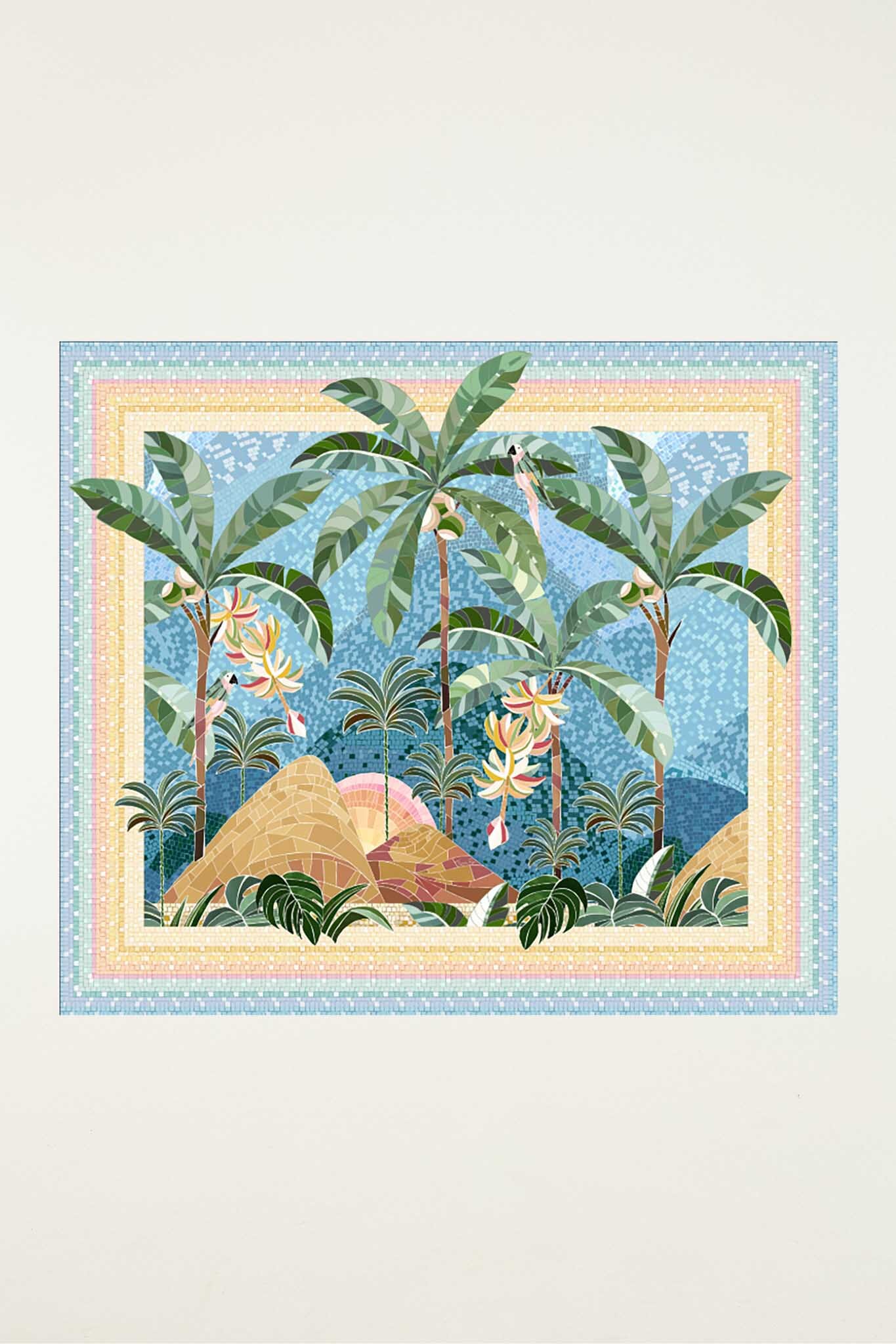 FARM Rio Shop Sarong With Silver Beads Along The Side