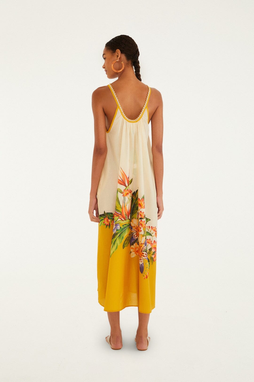 FARM Rio Shop Light Blush Hilo Stripes Maxi Dress