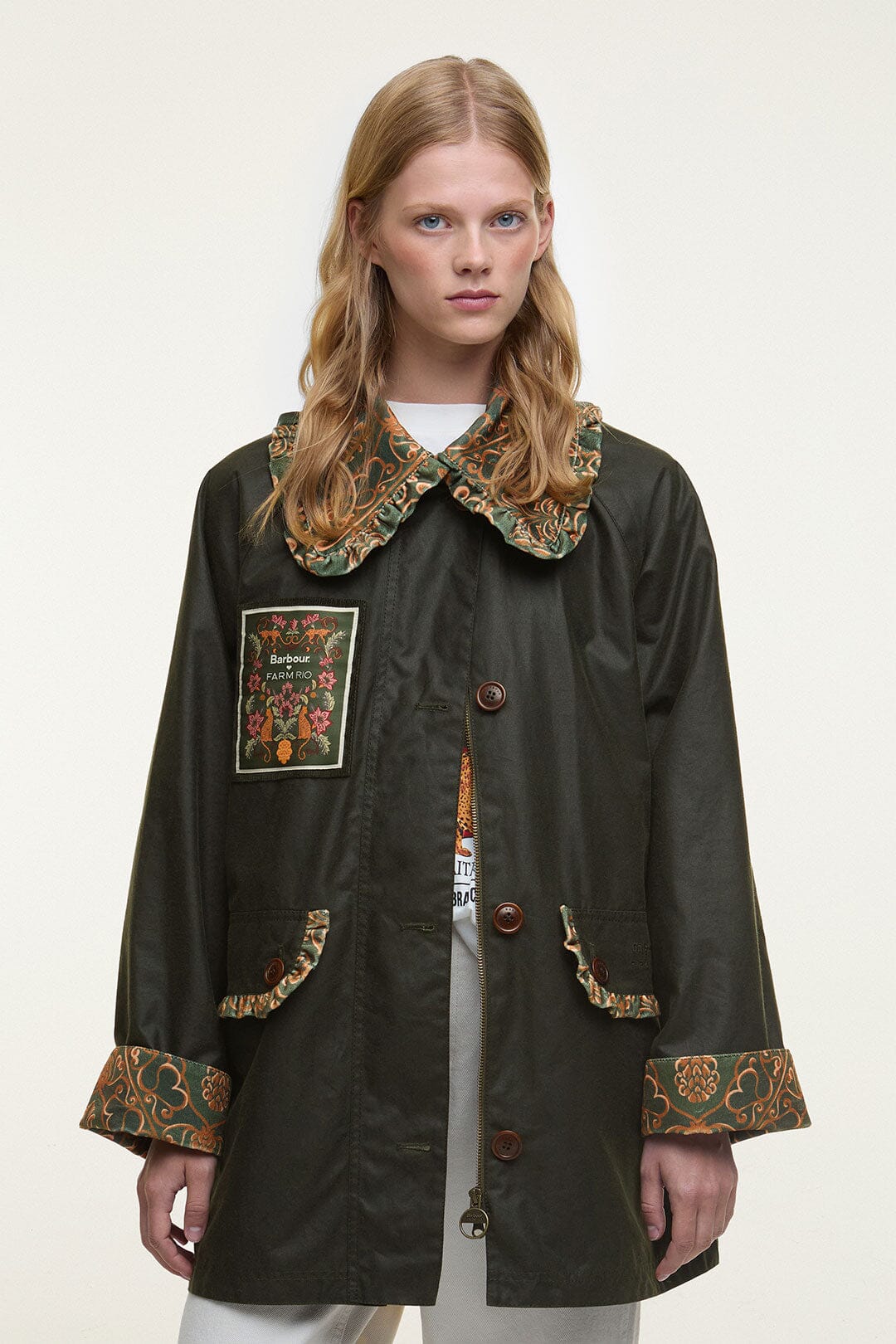 FARM Rio Shop Maria-Clara Waxed Jacket