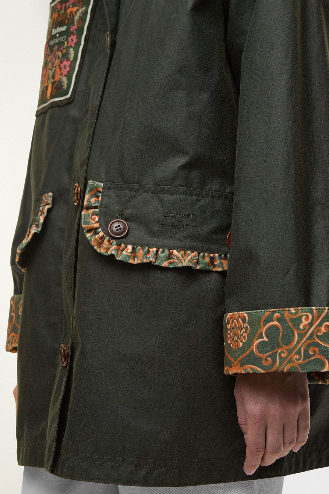 FARM Rio Shop Maria-Clara Waxed Jacket