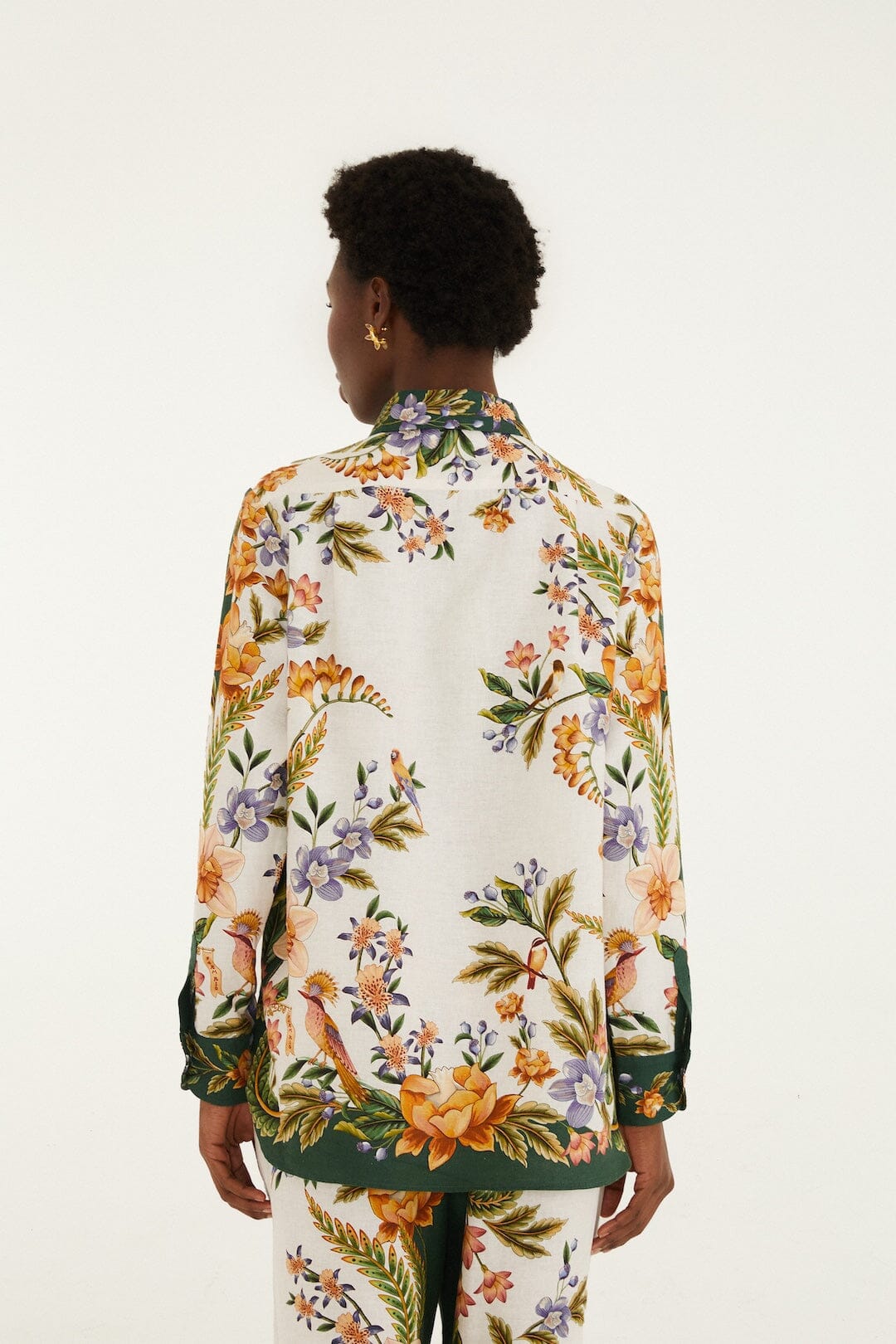 FARM Rio Shop Sand Nature Collared Buttoned Shirt