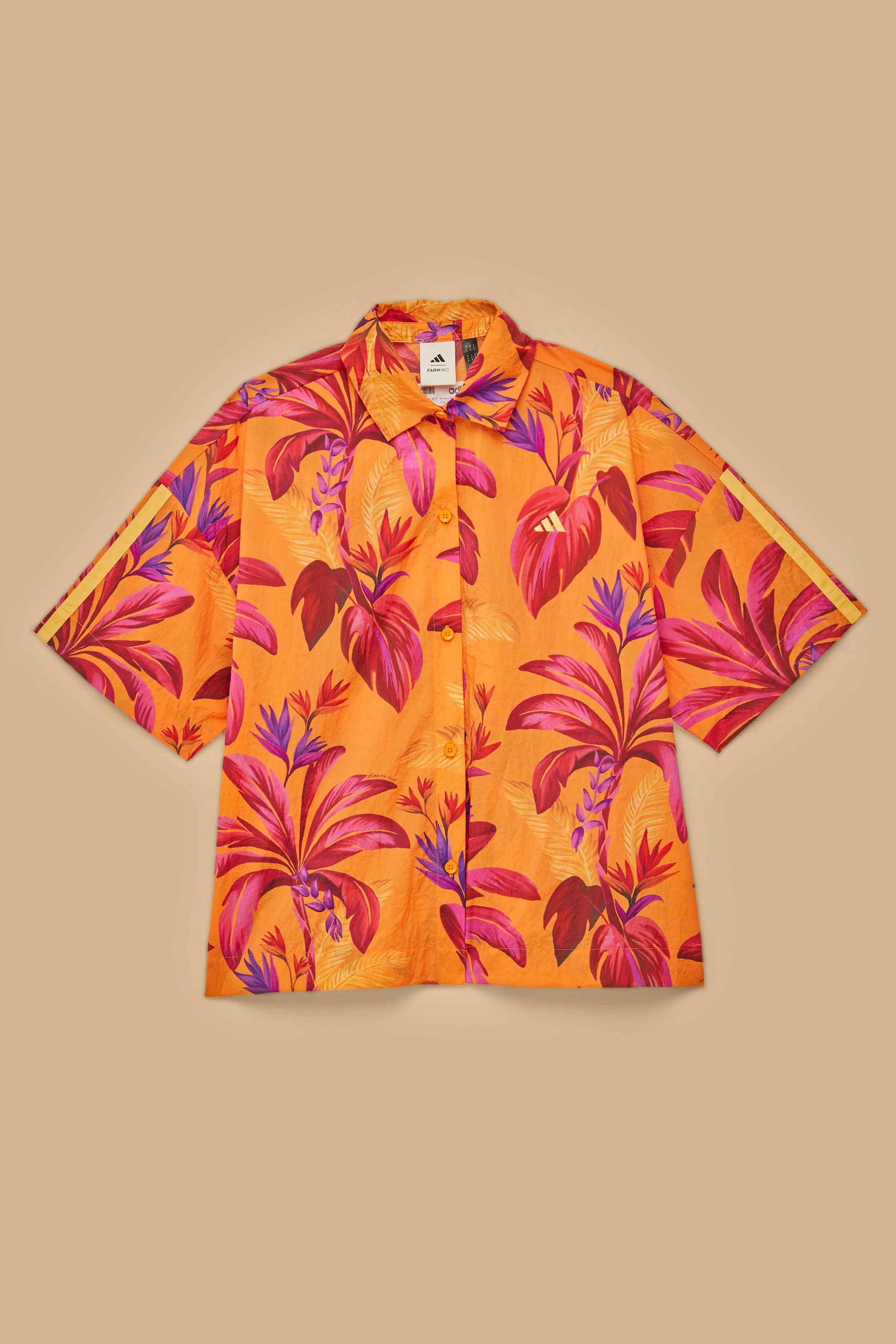 FARM Rio Sale Adidas Tropical Breeze Bright Orange Shirt