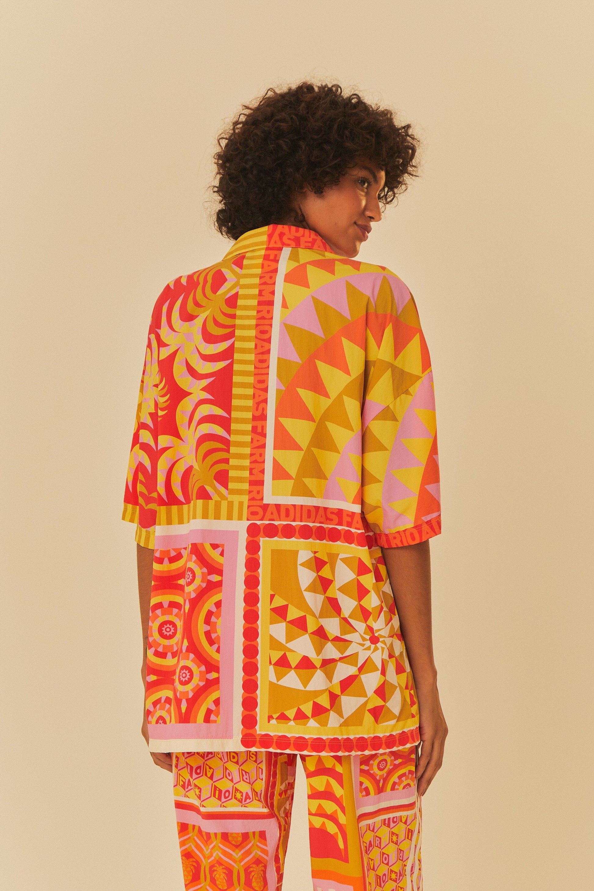 FARM Rio Sale Adidas Farm Solar Kaleidoscope Pink Top