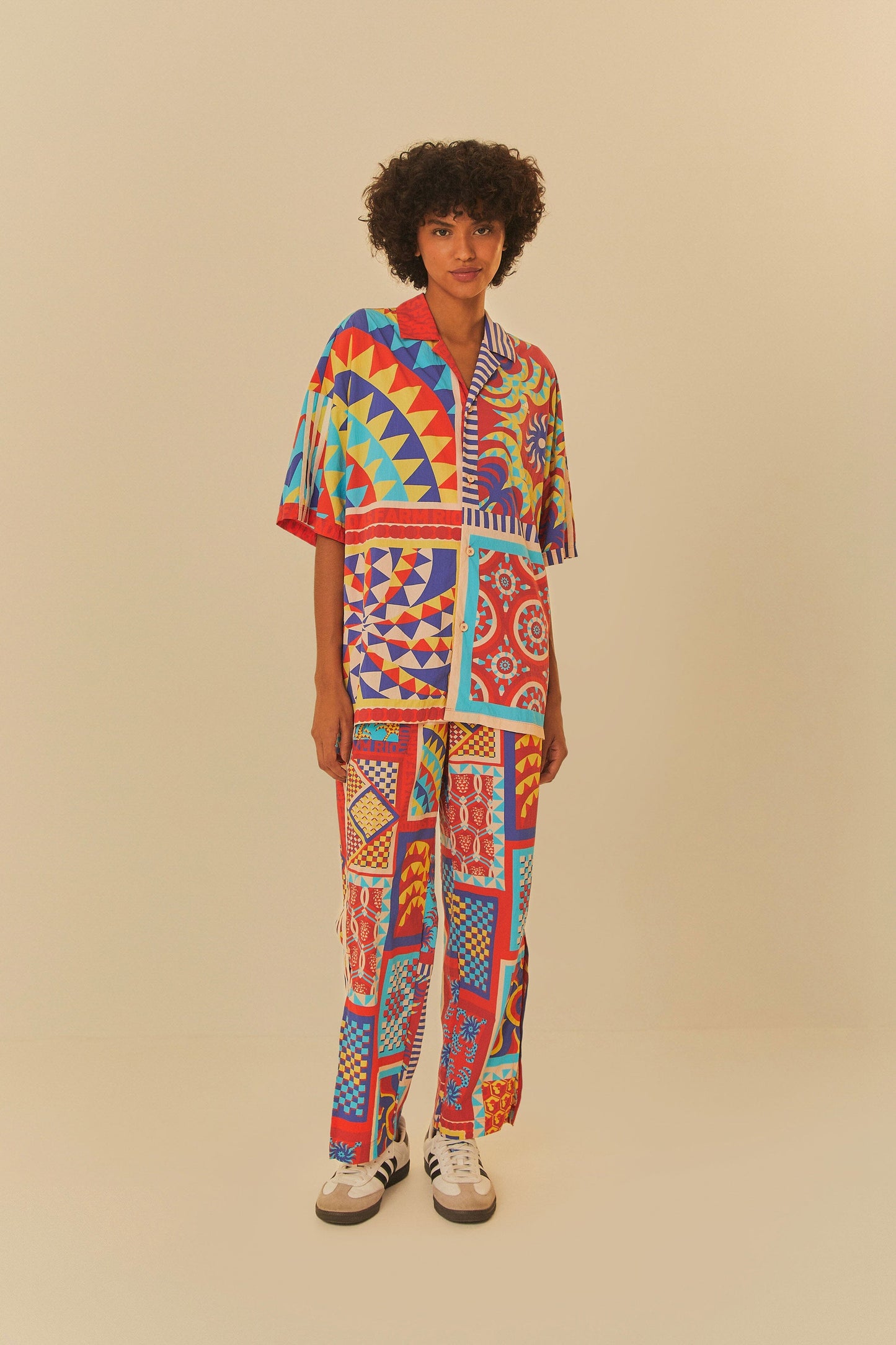 FARM Rio Sale Adidas Farm Solar Kaleidoscope Blue Top