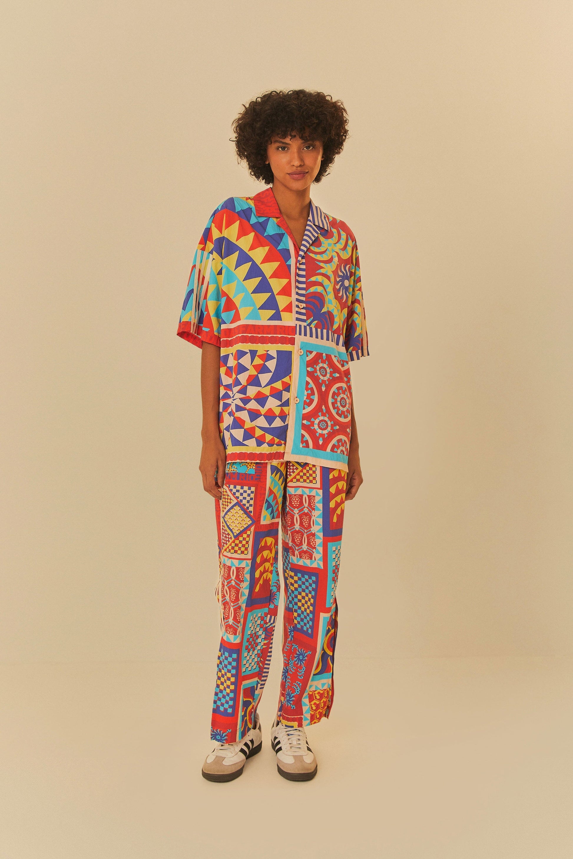 FARM Rio Sale Adidas Farm Solar Kaleidoscope Blue Top