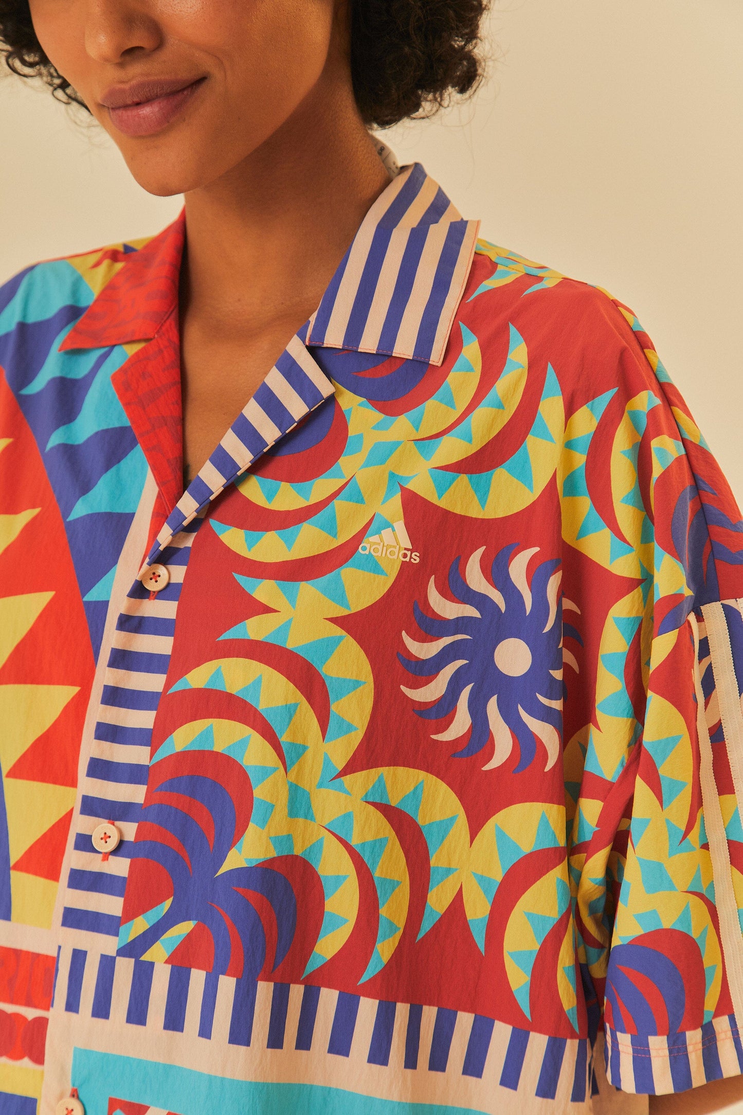 FARM Rio Sale Adidas Farm Solar Kaleidoscope Blue Top