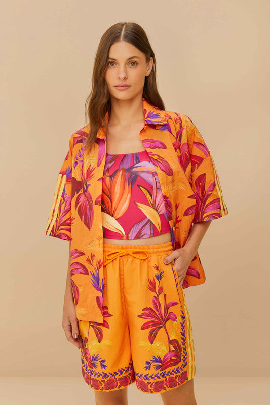 FARM Rio Sale by Type Adidas Tropical Breeze Bright Orange Short