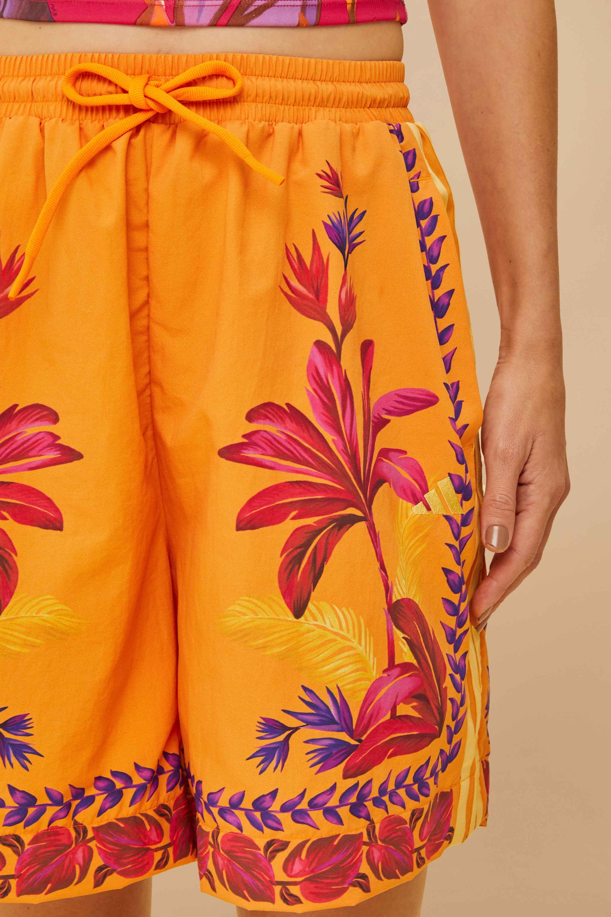 FARM Rio Sale by Type Adidas Tropical Breeze Bright Orange Short