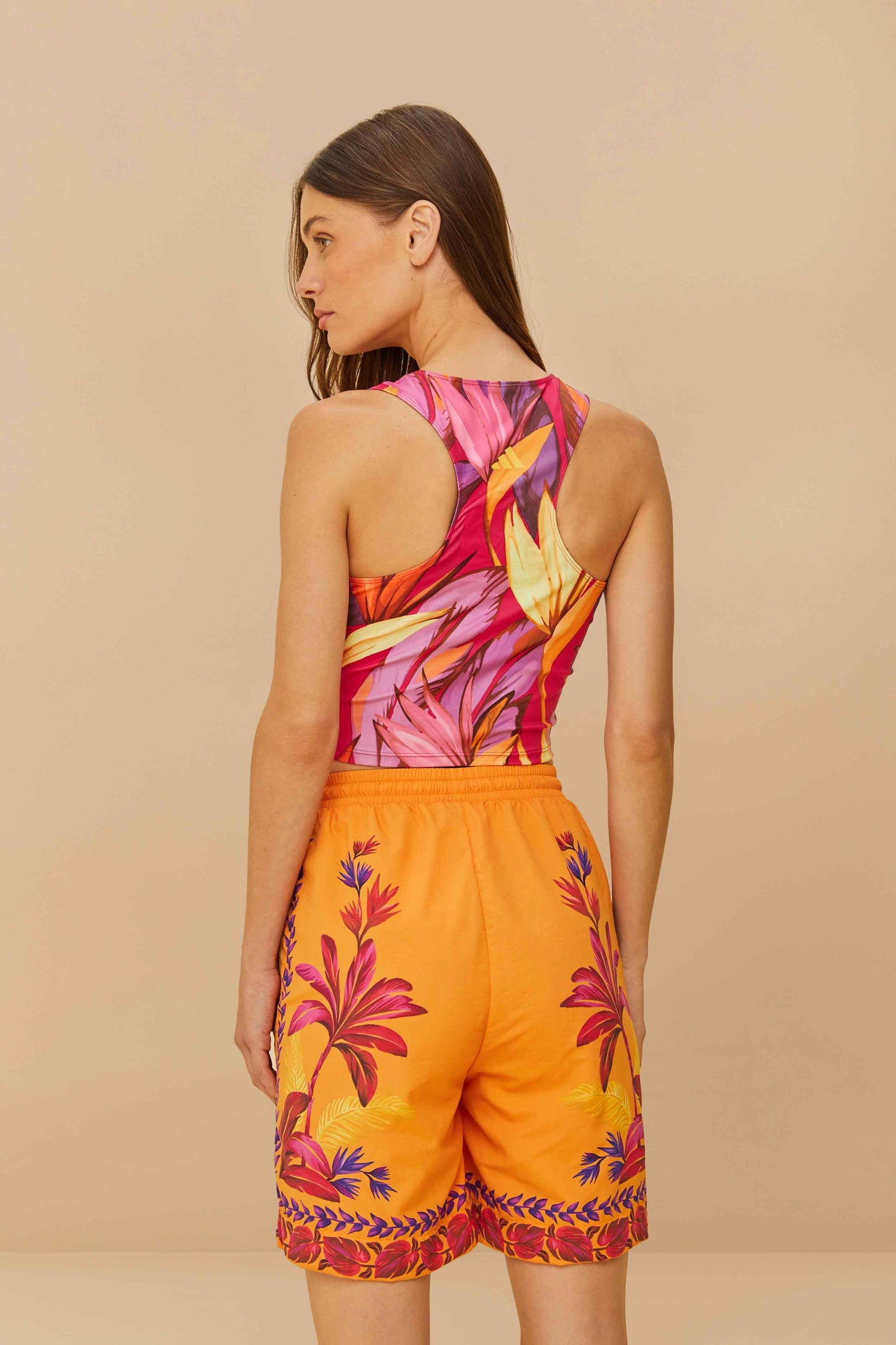 FARM Rio Sale by Type Adidas Tropical Breeze Bright Orange Short